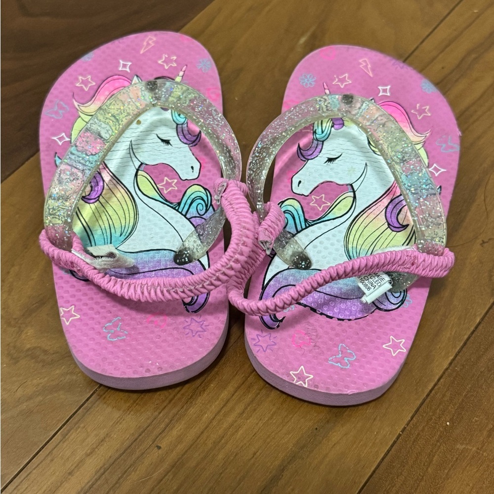 Pink Unicorn Kids Sandals - Picture 3 of 8